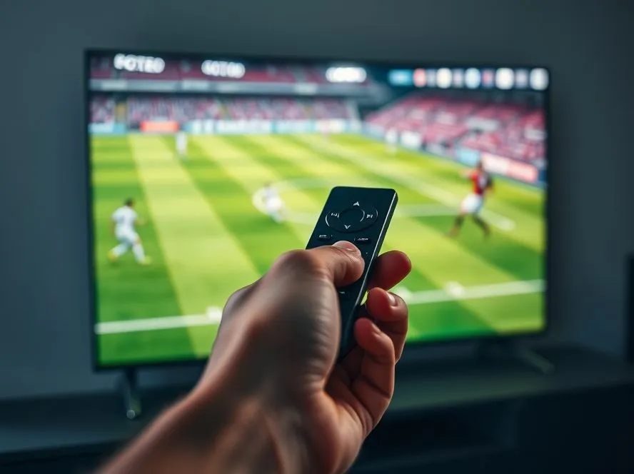 Explorer la vaste bibliothèque de films VOD d'un service IPTV premium sur une tablette.